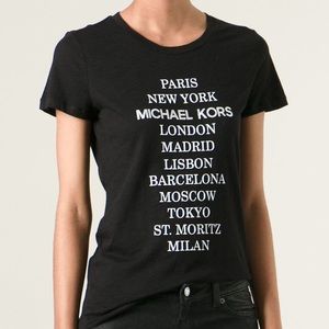 MOVING SALE! Michael Kors Fashion Capitals T-Shirt